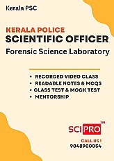 SCIENTIFIC OFFICER BIOLOGY (FORENSIC LAB)